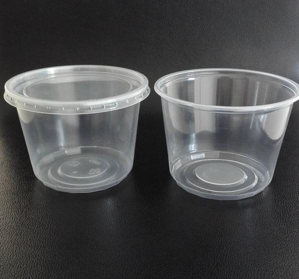 Details about   1oz 2oz 3oz 4oz Round Food Containers Plastic Clear Tubs Lids Deli Pot Sauce Dip 